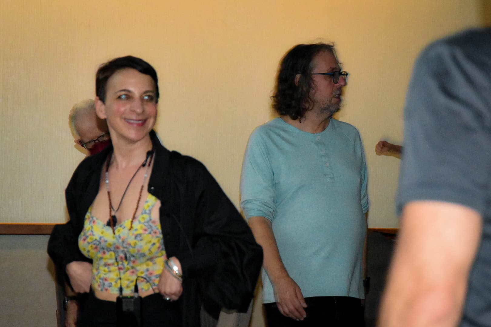 Nicola with participants at a Free Your Spine event